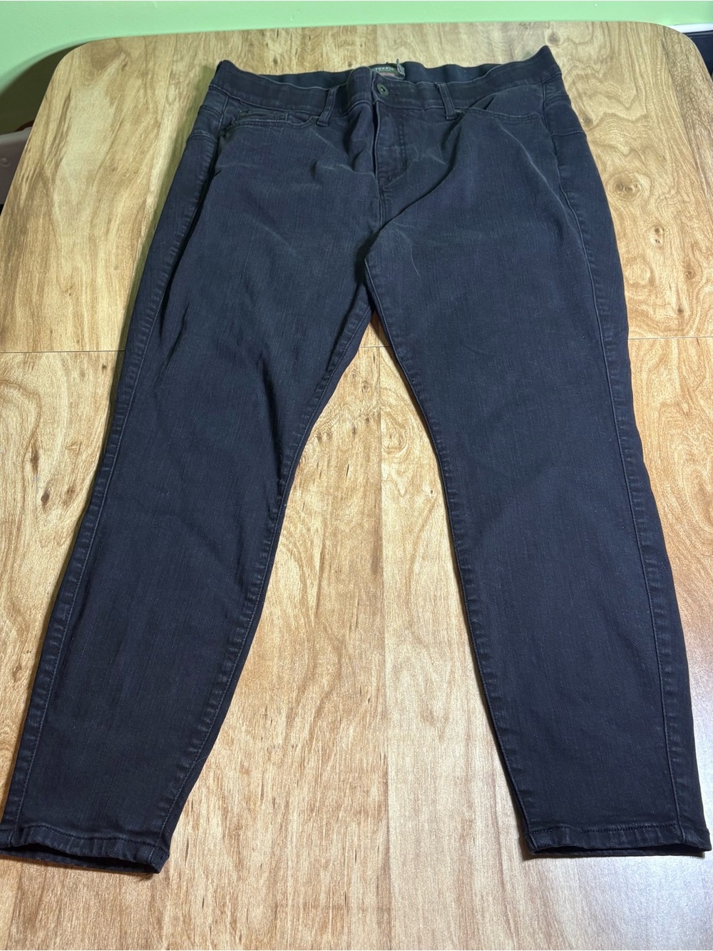 Torrid Bombshell Skinny Premium Stretch Black Jeans 40x27 Womens Size 20